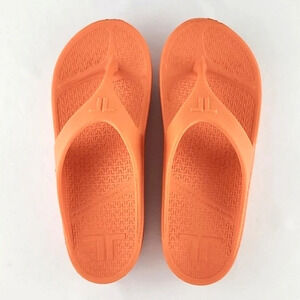 Telic Energy Flip Flop Thong Sandals Sweet  Tangerine Size XS / 6